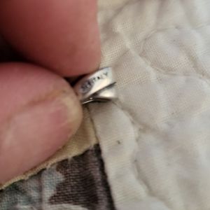 925 dainty spacer charm